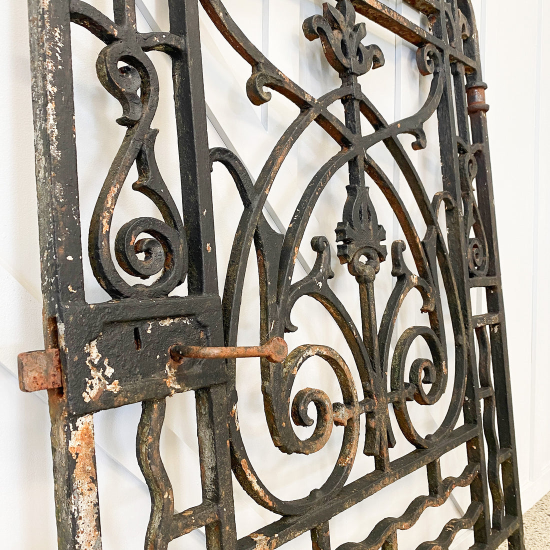 Antique Cast Iron Garden Gate