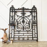 Antique Cast Iron Garden Gate