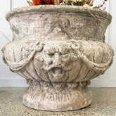 Antique Composite Stone Garden Urns