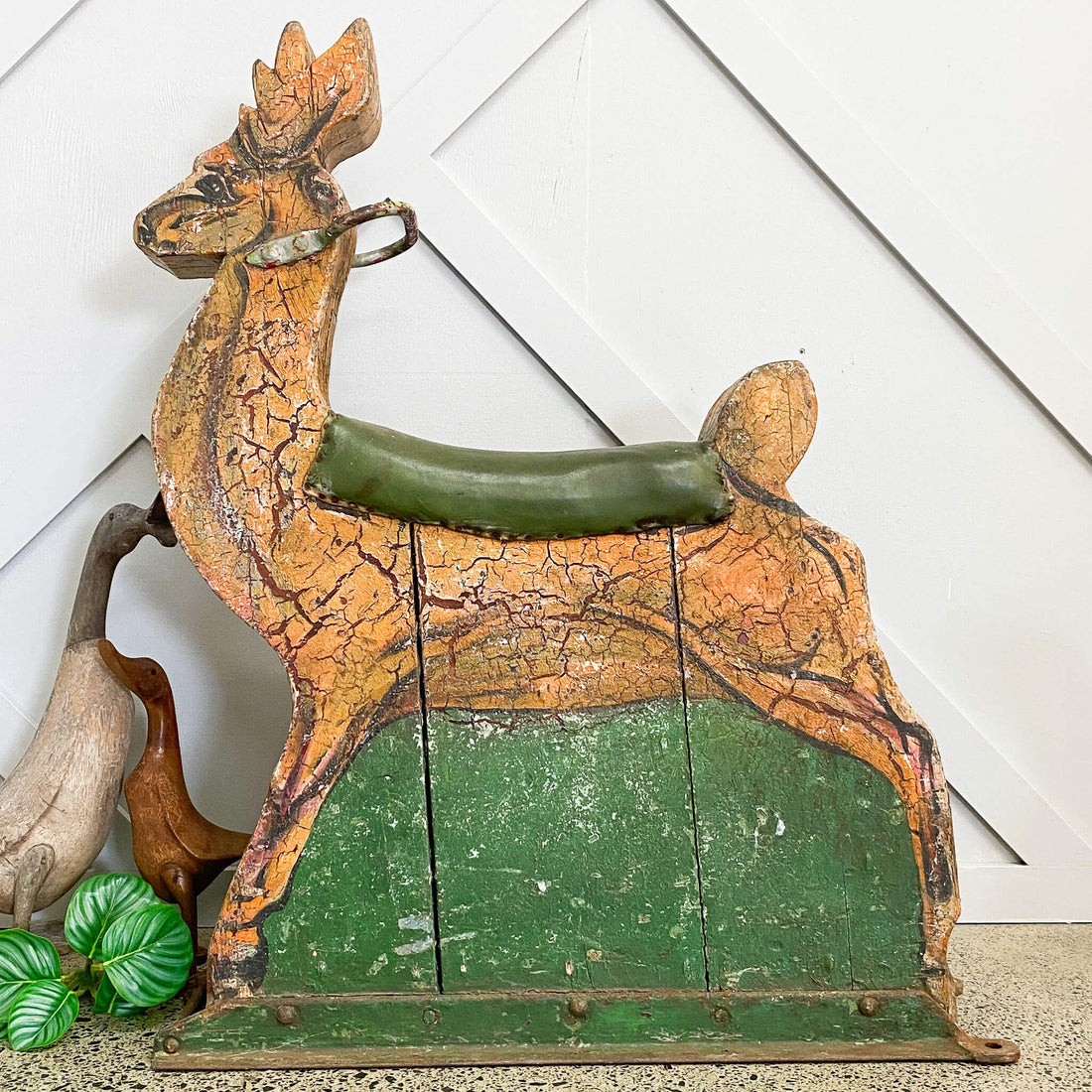 Antique Fairground Reindeer