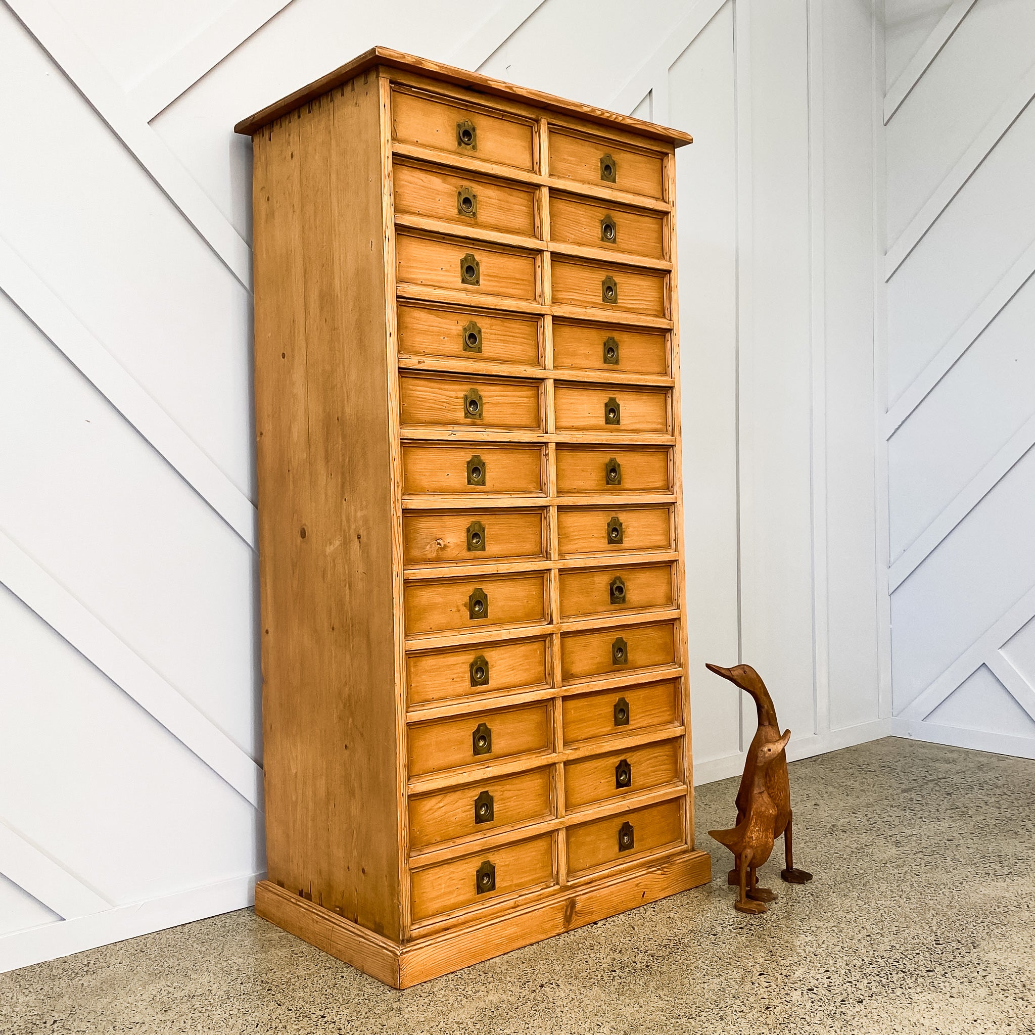 Antique Pine Multi Drawer Cabinet