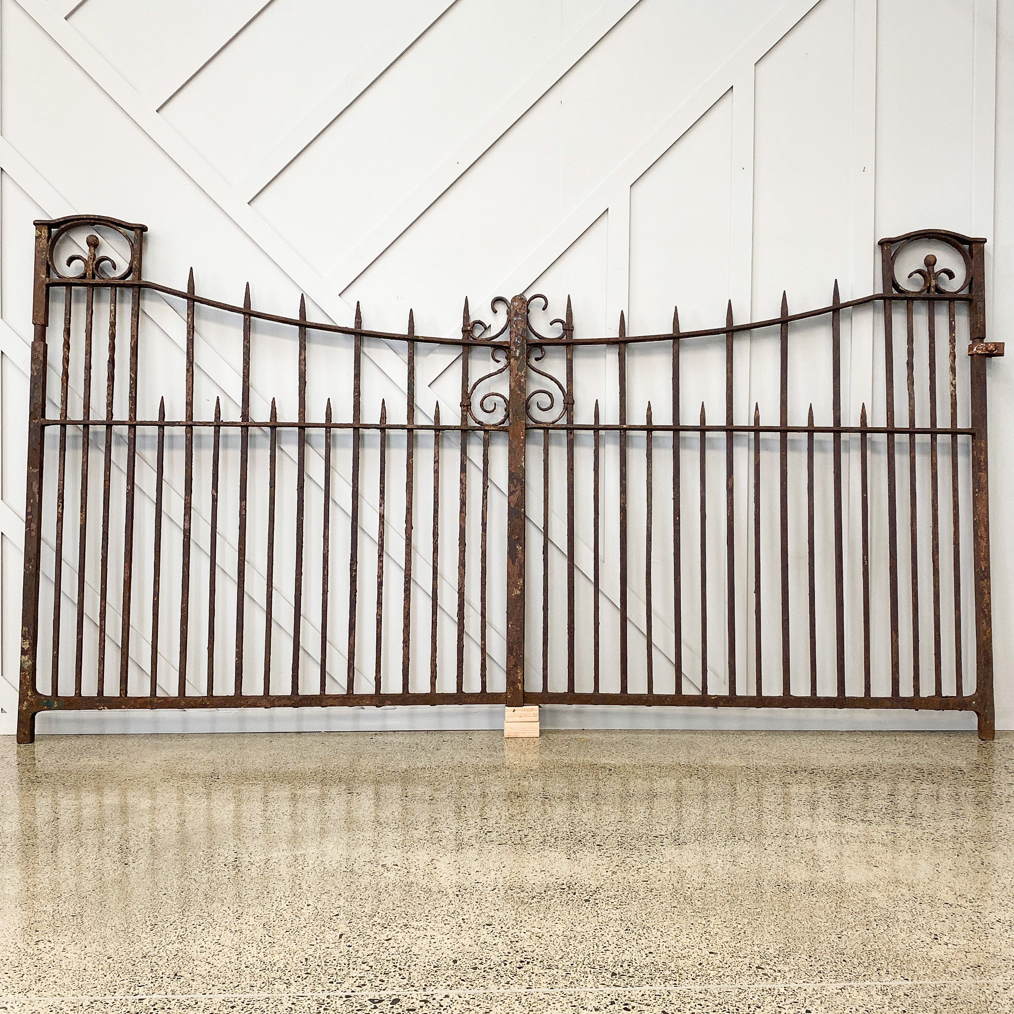 Antique Wrought Iron Entrance Gates