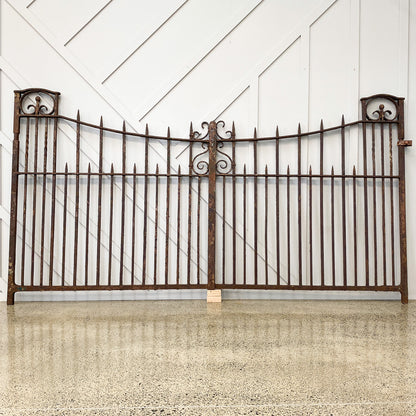 Antique Wrought Iron Entrance Gates