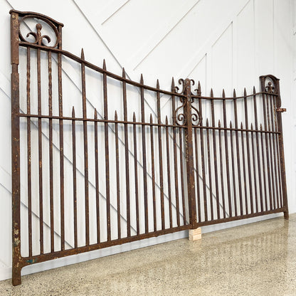 Antique Wrought Iron Entrance Gates