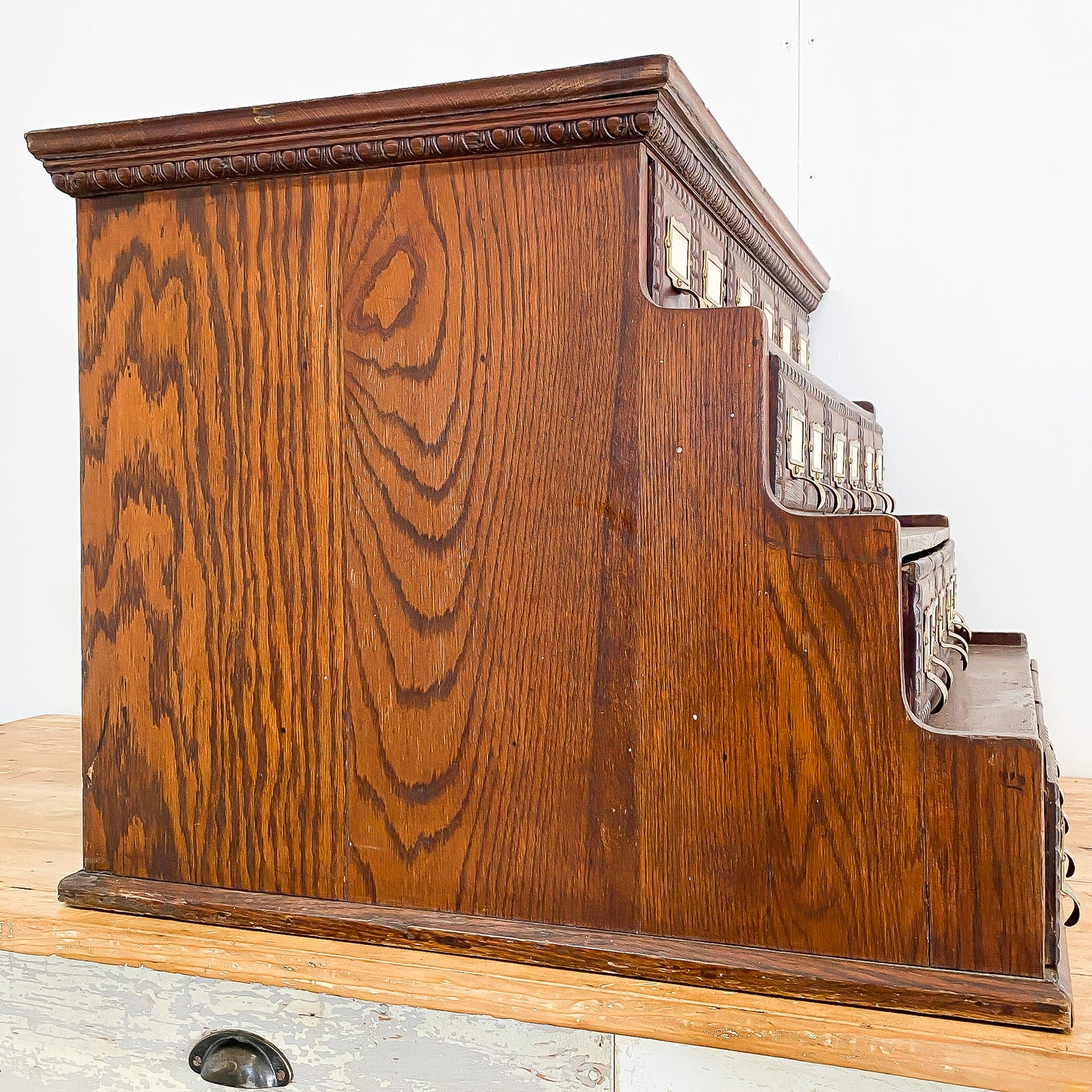 American Oak Countertop Draws