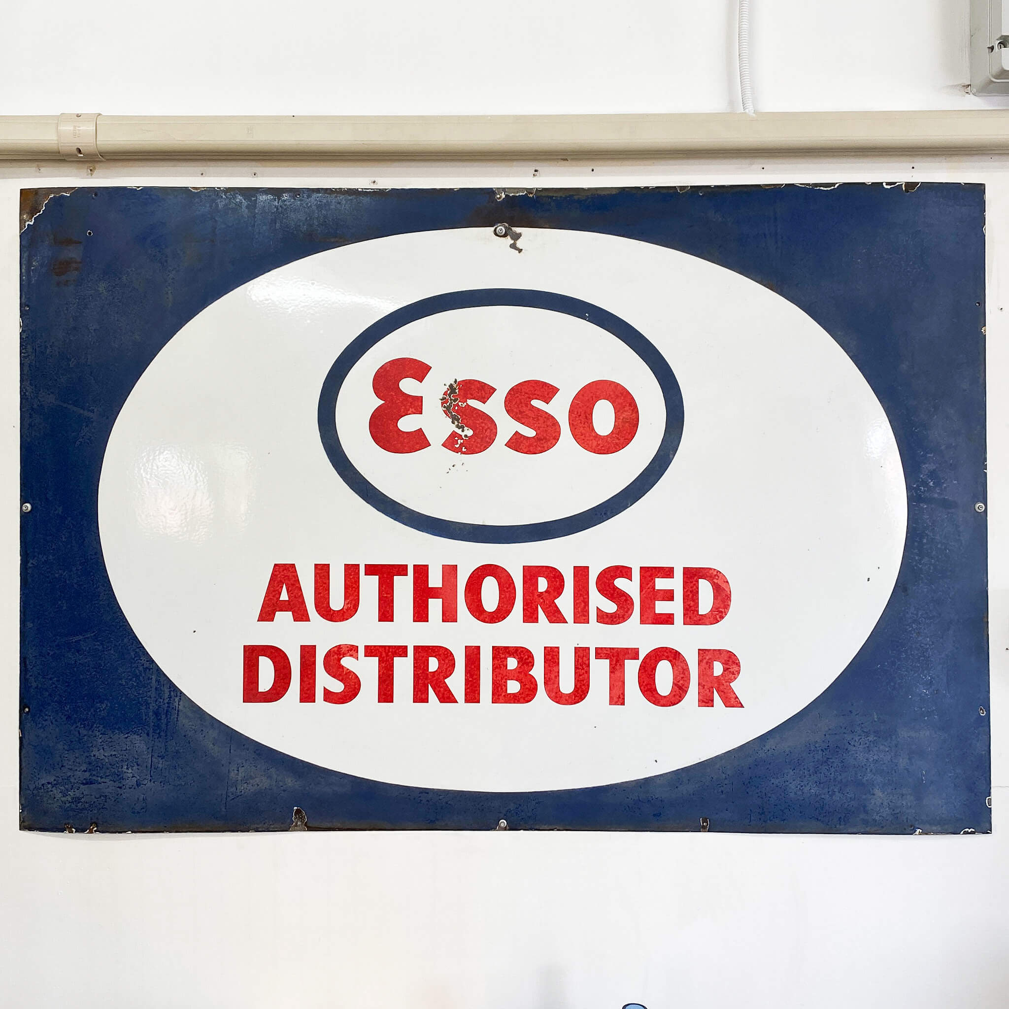 Large Esso Enamel Sign