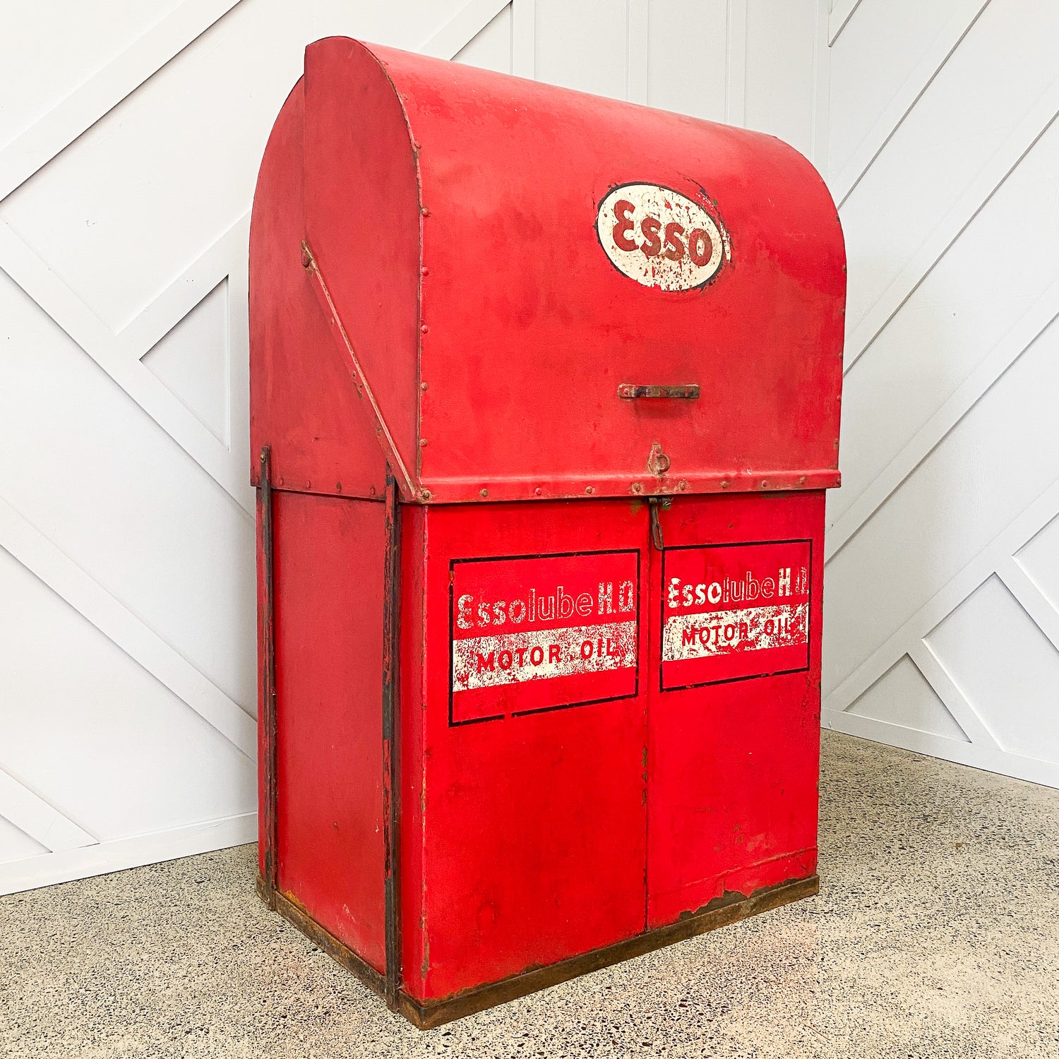 Esso Hi Boy Oil Cabinet