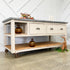 French Zinc Top Kitchen Island