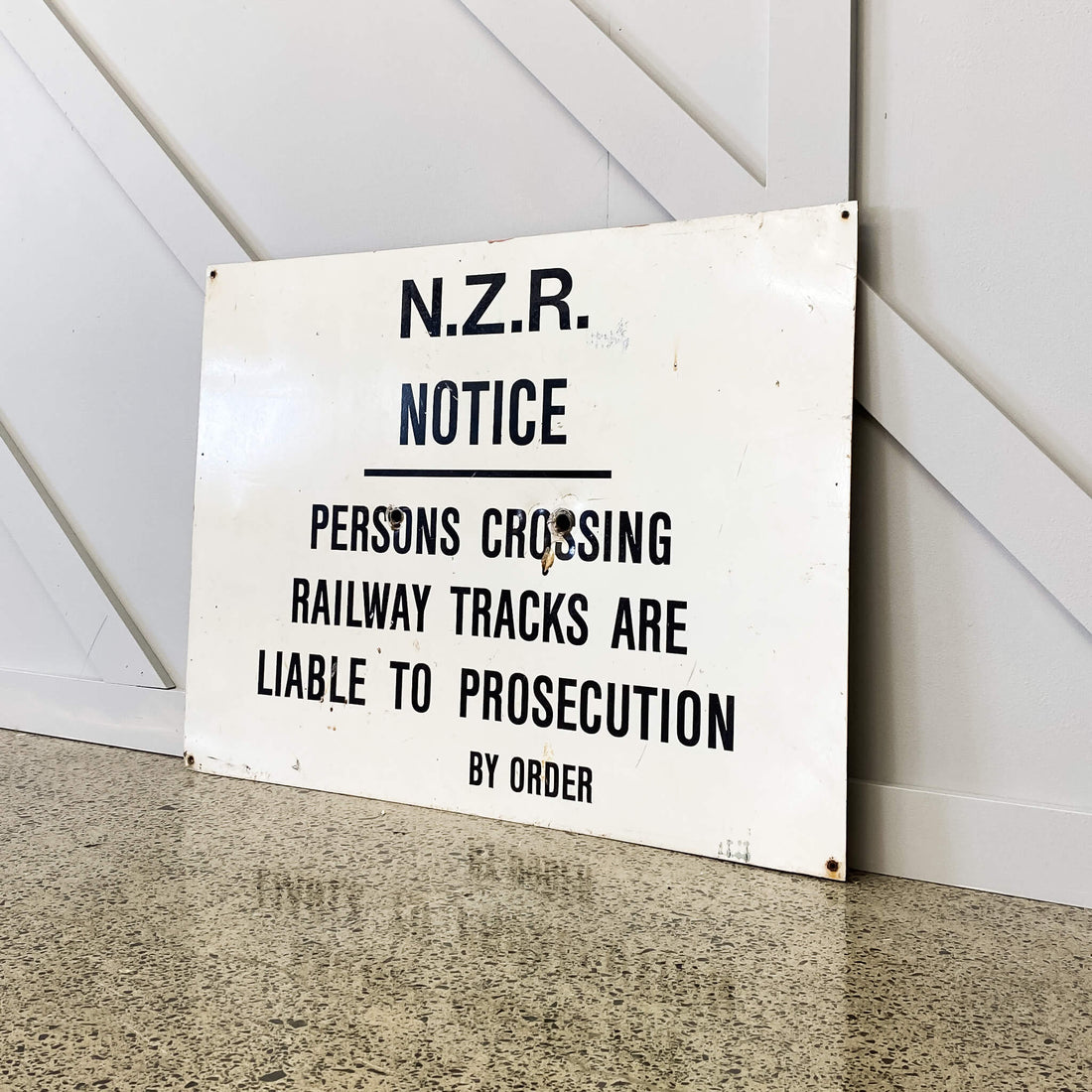 NZR Railways Sign