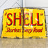 Large Shell Enamel Sign