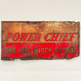 Texaco Power Chief Sign