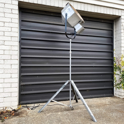 Vintage Mirrored Industrial Floor Lamp