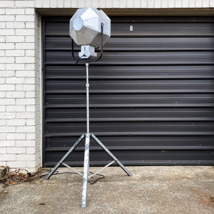 Vintage Mirrored Industrial Floor Lamp