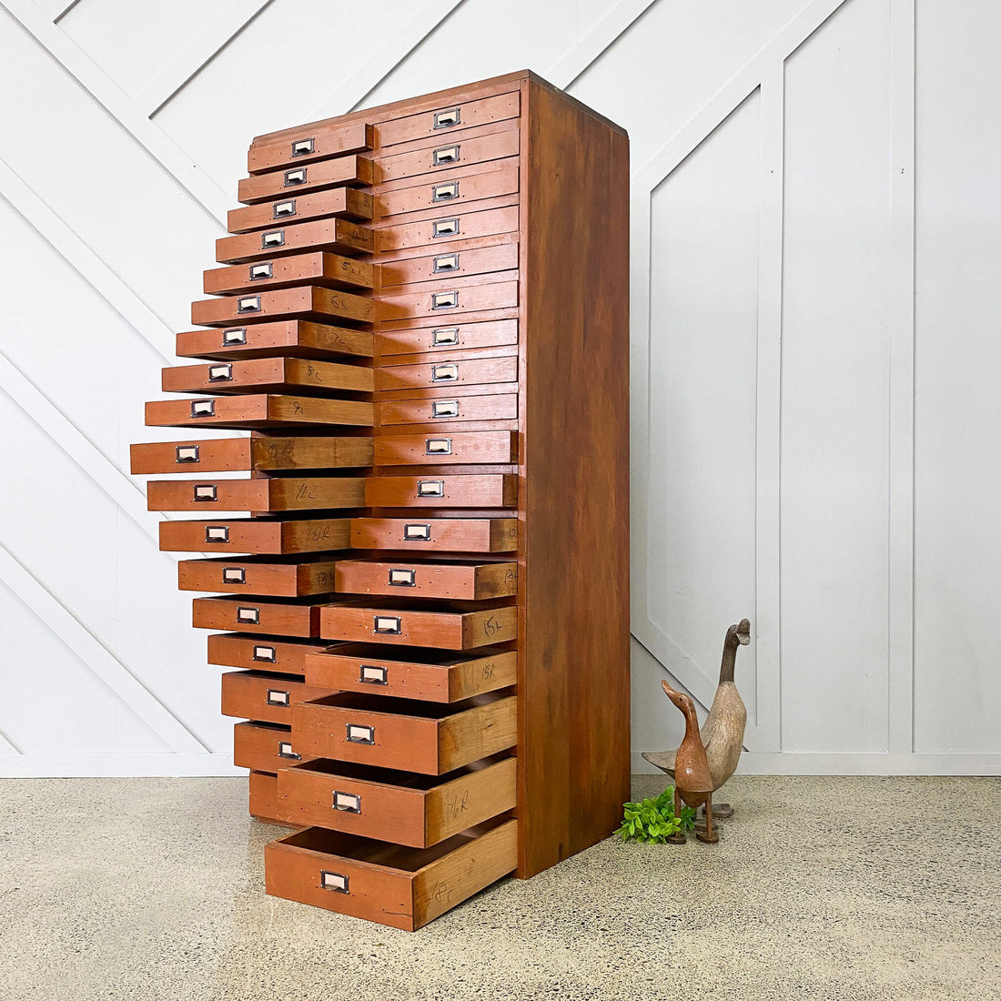 Vintage Rimu Multi Draw Cabinet