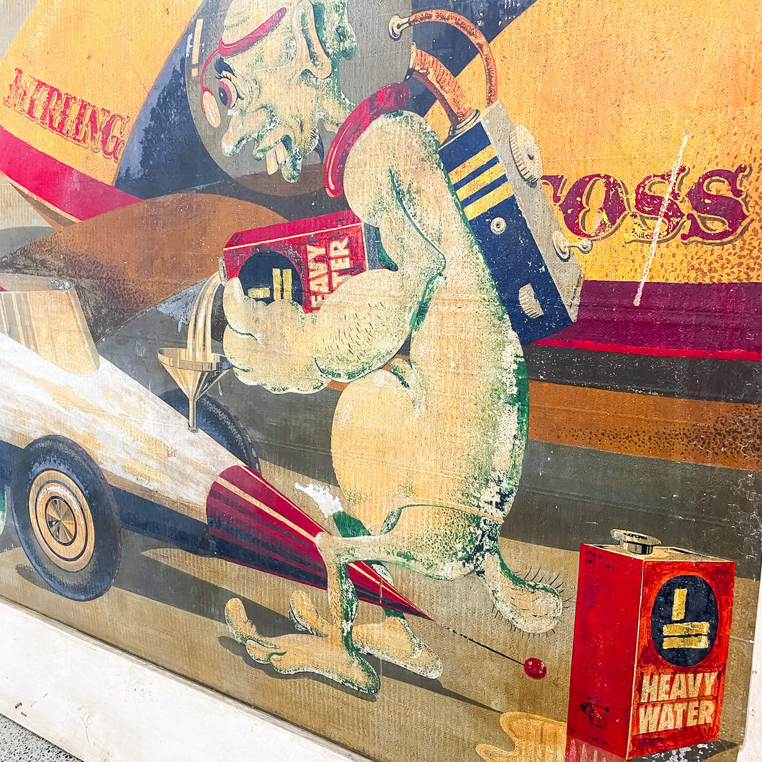 Vintage Stirling Moss Painting