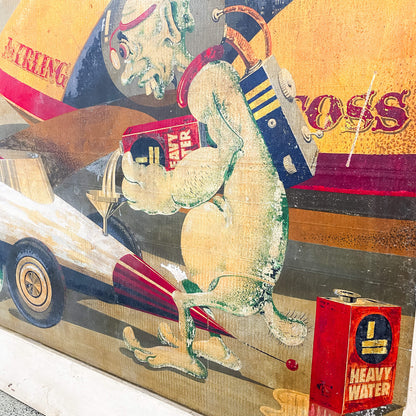 Vintage Stirling Moss Painting