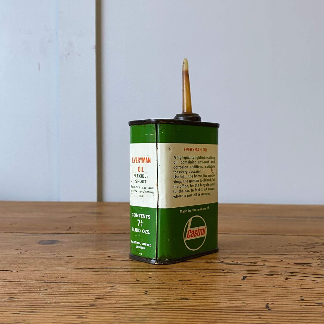 Old Castrol Oil Tin